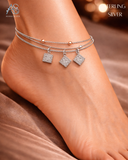 Triple-Layer Festive Daily Anklet