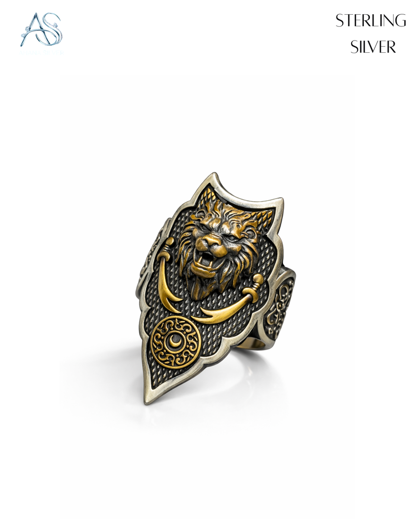 Imperial Lion Crest Ring
