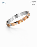 The Silver Prism Gent's Kada