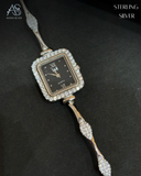 Midnight Petal Sterling Ladies Watch
