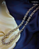 The Silver Rope Gent's Chain