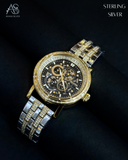 Silver Royal Skeleton Men's Watch