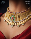 Vintage Emerald & Ruby Chouker Set