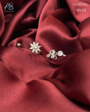 Trendy Floral Charm Toe Rings