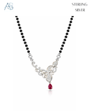 NoorVine Silver Mangalsutra