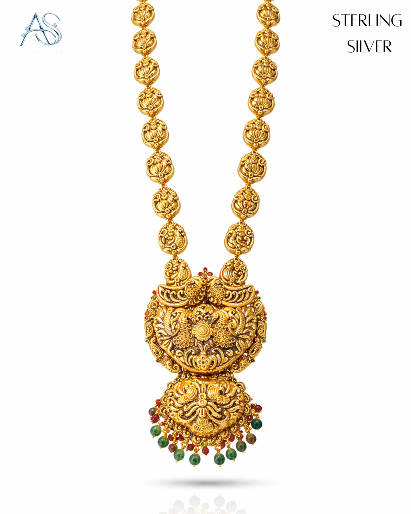 Sterling Silver Temple Long Haar