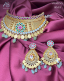 Vintage Emerald & Ruby Chouker Set