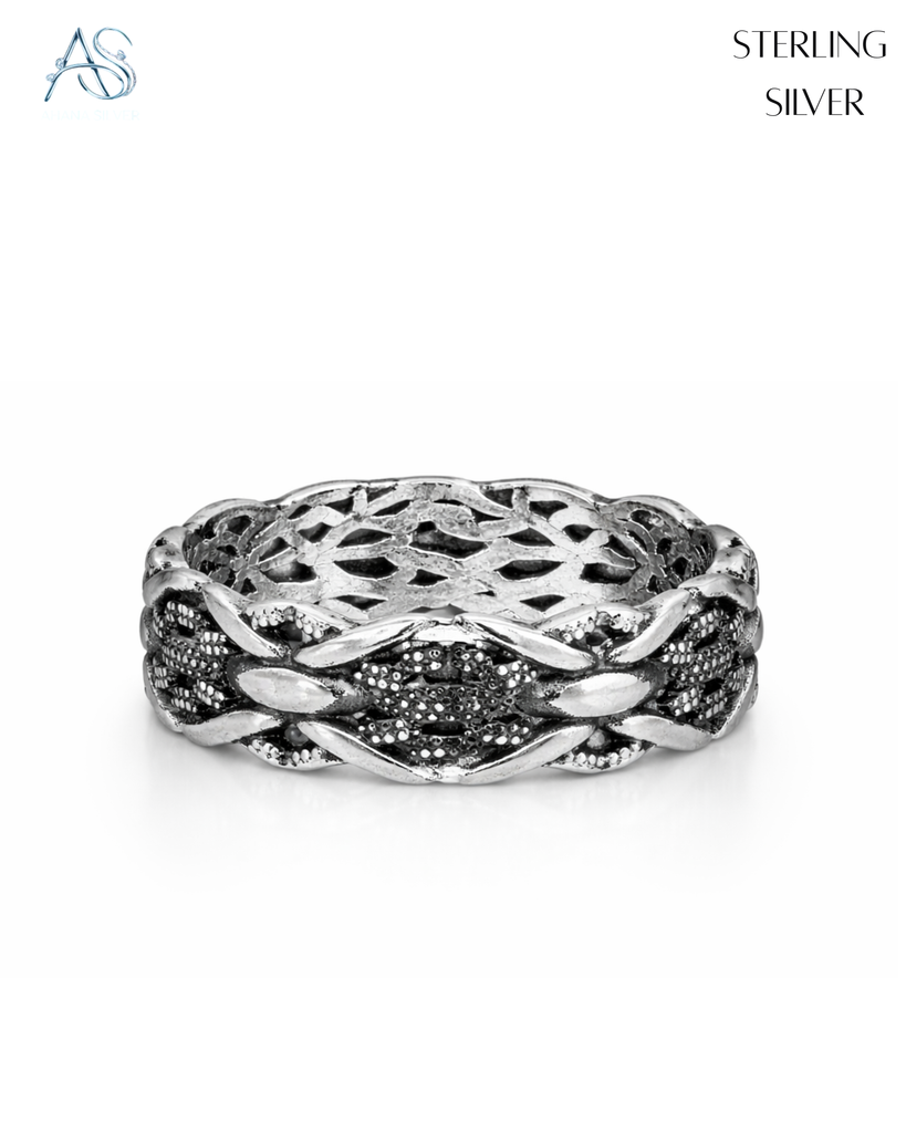 Heritage Oxidized Statement Band