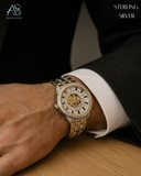 Grand Aura Silver Prestige Men's Watch