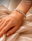 The Glimmer Bar Sterling Silver Ladies Bracelet