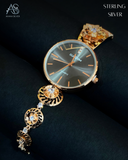 Golden Aura Sterling Ladies Watch