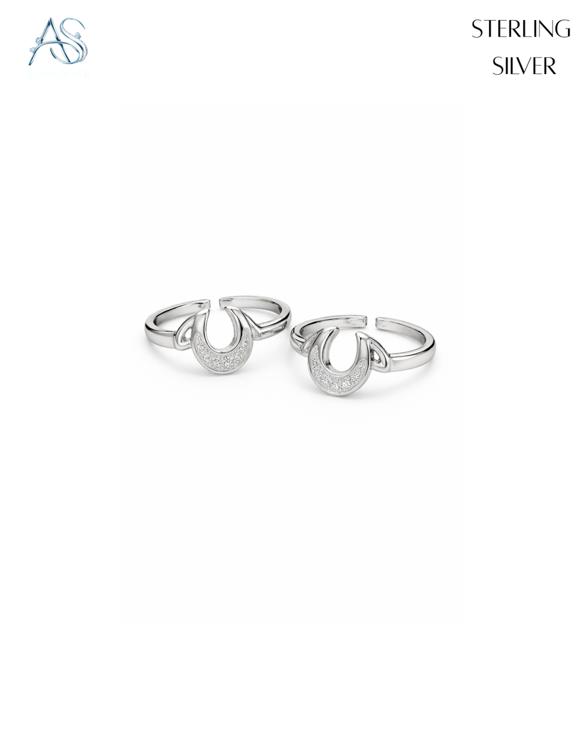 U-Shaped Modern Toe Rings
