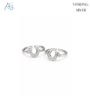 U-Shaped Modern Toe Rings