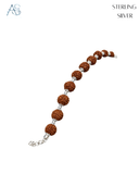 Sacred Rudraksha Link Bracelet