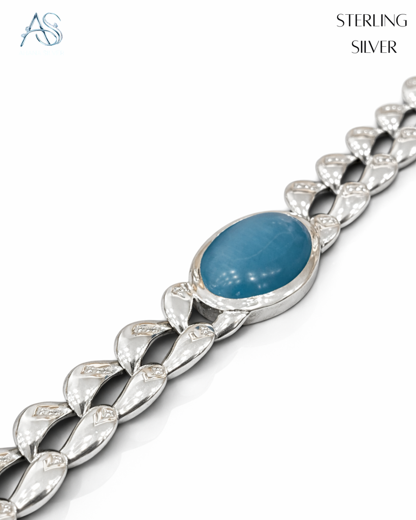 Blue Gemstone Bracelet