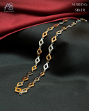 The Two-Tone Square Link Gent's Chain