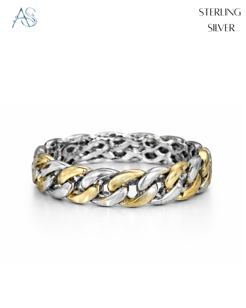 Tricolor Cuban Link Band
