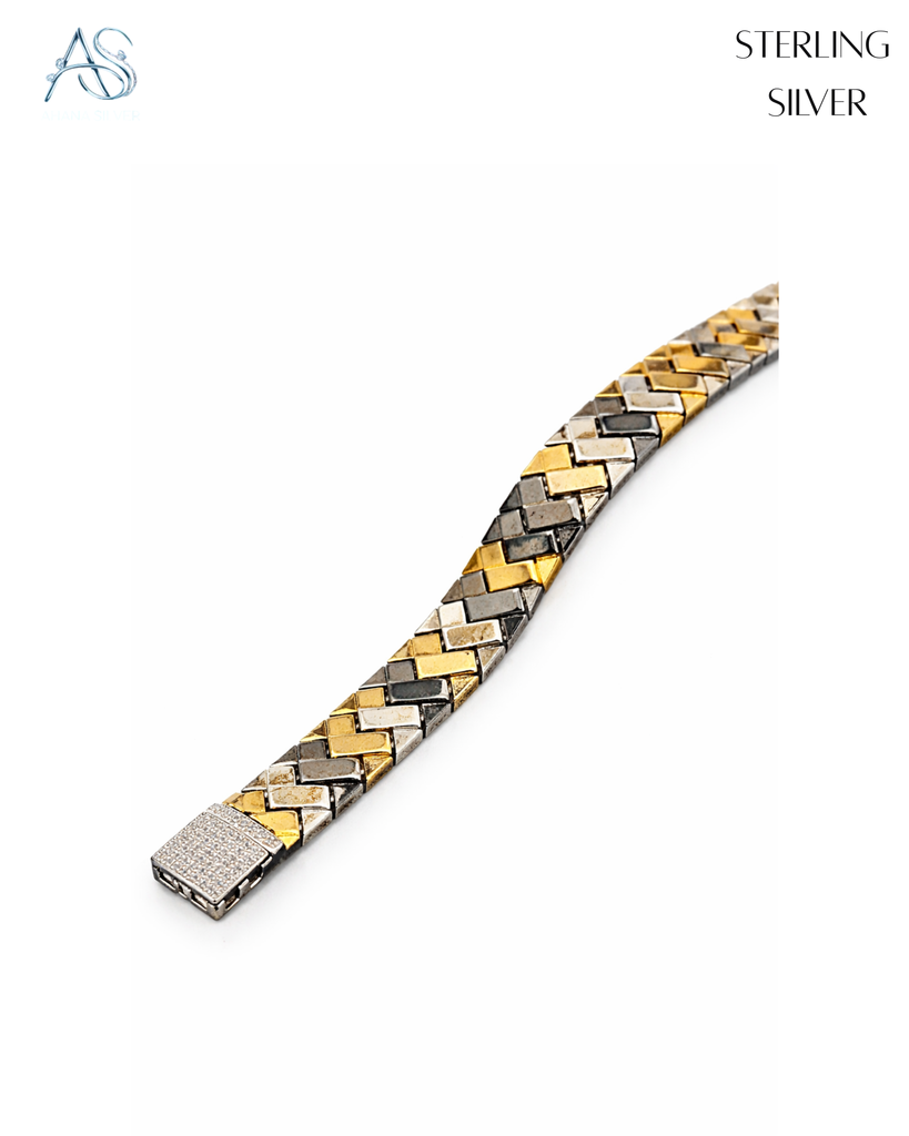 Heritage Triple-Chrome Bracelet