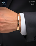 The Silver Prism Gent's Kada