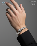 Emerald-Eye Jaguar Link Bracelet