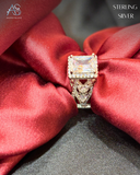 Royal Square Sparkle Ring