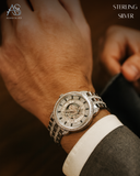 Lunar Edge Silver Classic Men's Watch