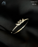 Sterling Silver Curve Ladies Bracelet