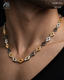 The Two-Tone Square Link Gent's Chain