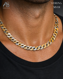 The Silver Frost Cuban Link Gent's Chain