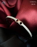 The Glimmer Bar Sterling Silver Ladies Bracelet
