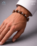 Sacred Rudraksha Link Bracelet