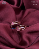 Pink Blush Modern Toe Rings