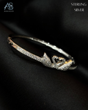 Sterling Silver Curve Ladies Bracelet