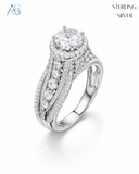 Double Layer Silver Ring