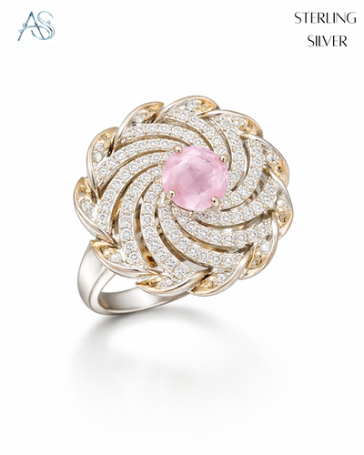 Silver Petal Ring