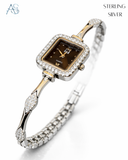 Midnight Petal Sterling Ladies Watch