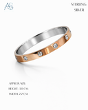 The Silver Prism Gent's Kada