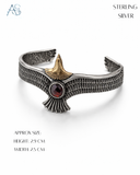The Imperial Bird Sterling Silver Gent's Kada