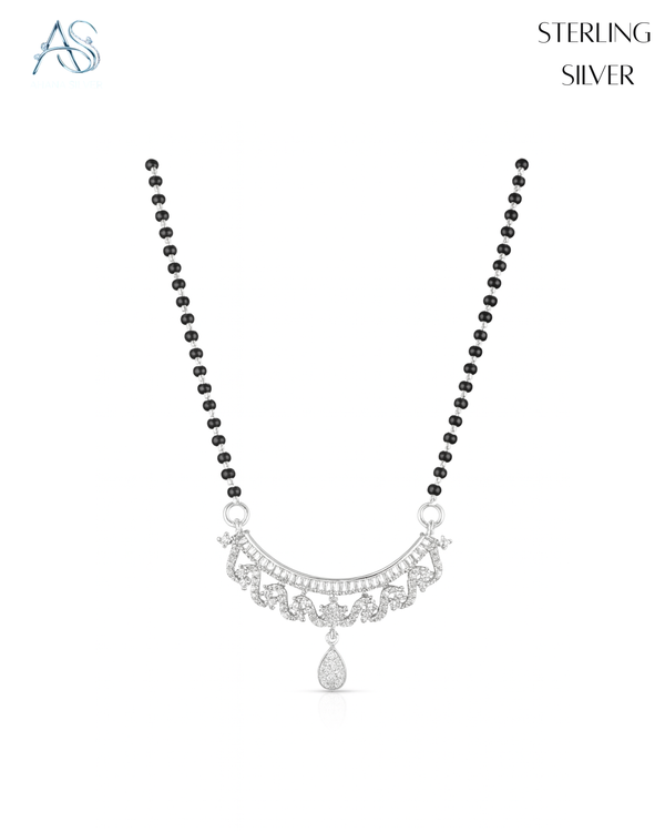 Eterna Grace Silver Mangalsutra