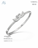 Sterling Silver Curve Ladies Bracelet